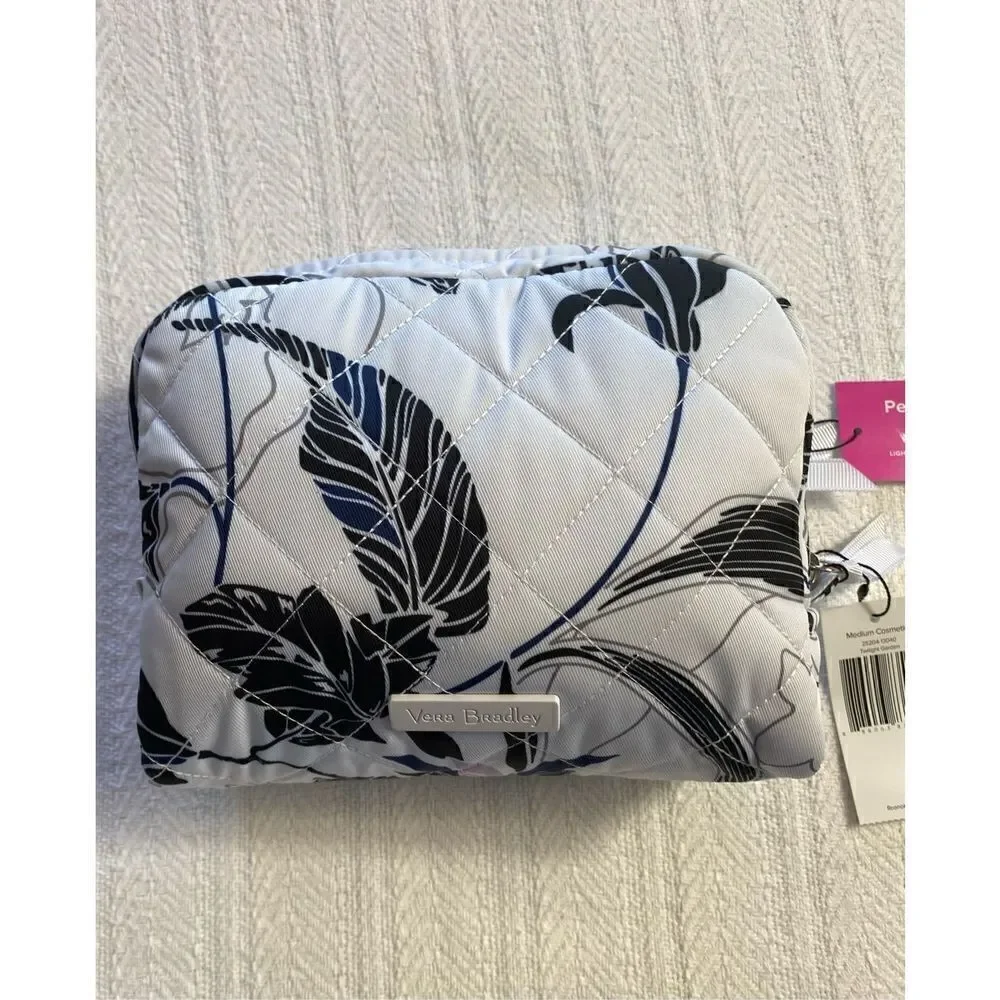 VERA BRADLEY MEDIUM COSMETIC - TWILIGHT GARDEN